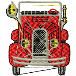 Fire Truck Embroidery Design 1 Fire Truck Embroidery Design 1